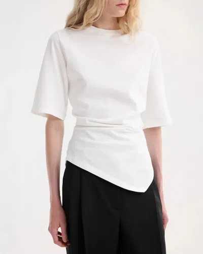 Rohe Re-invented Twisted T-shirt Optic White