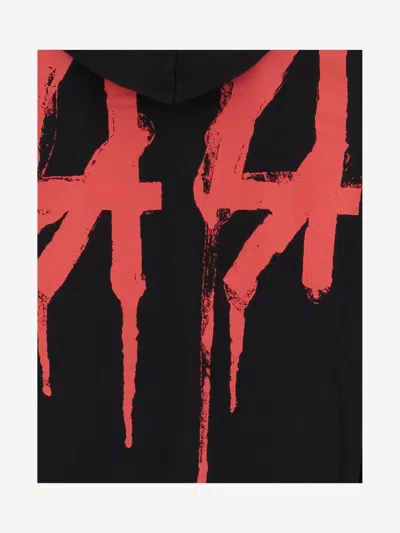 44 Label Group Black Drip Hoodie Sweatshirt In Black