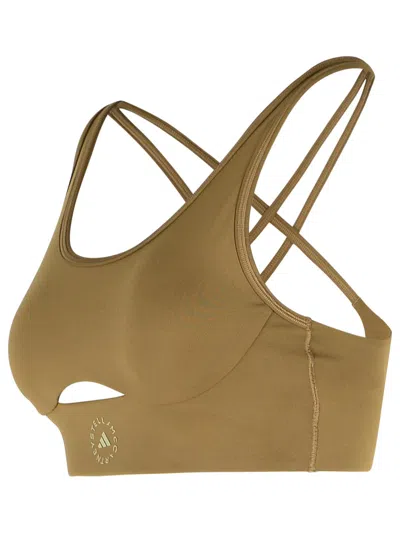 Adidas By Stella Mccartney Army Polyester Blend Top In Green