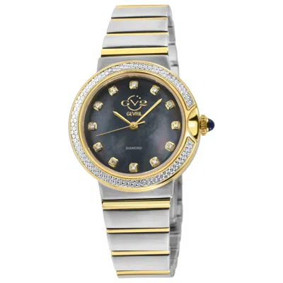 Gv2 By Gevril Sorrento Diamond Women's Watch In Metallic