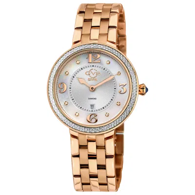 Gv2 By Gevril Verona Diamond Women's Watch In Gold