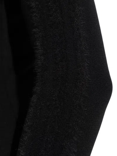 Adidas Originals Long-sleeve Polo-collar Mini Dress In Black