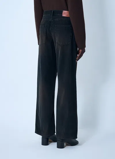 Acne Studios Men Corduroy Pants In Black