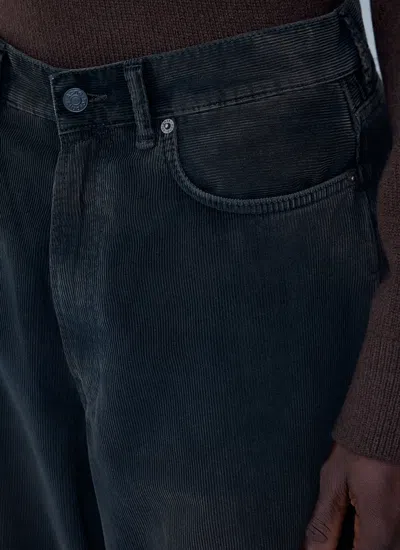 Acne Studios Men Corduroy Pants In Black