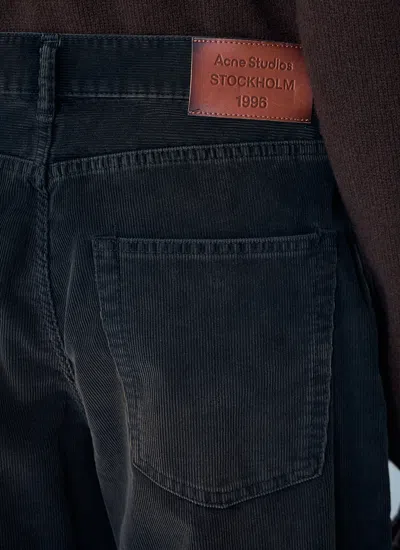 Acne Studios Men Corduroy Pants In Black