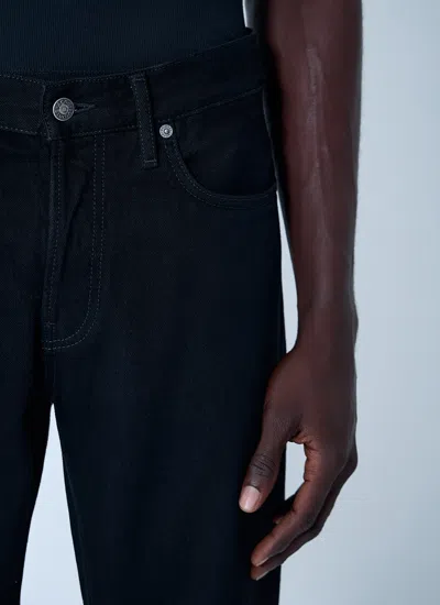 Acne Studios Men Five-pocket Jeans In Black