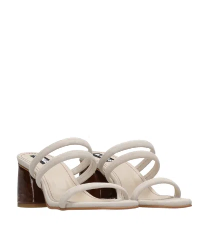 Alohas Sandals Beige In White