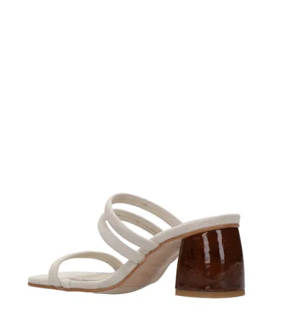 Alohas Sandals Beige In White