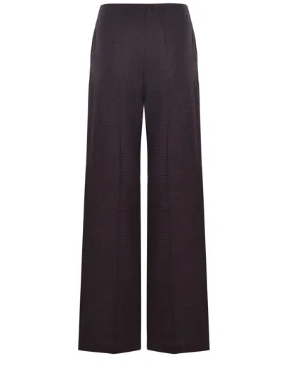Alysi Pants Made Of Wool. In Animal Print