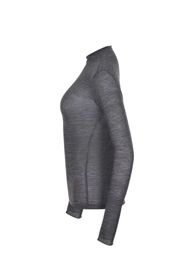 Alysi Sweater Made Of A Blend Of Wool In Gray