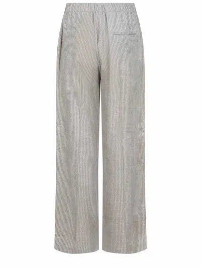 Alysi Trousers Made Of Viscose. In Gray