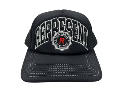 Pre-owned Represent Men's  Legacy Crest Cap In Black