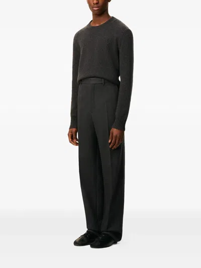 Ami Alexandre Mattiussi Ami Paris Trousers Wide Clothing In Black