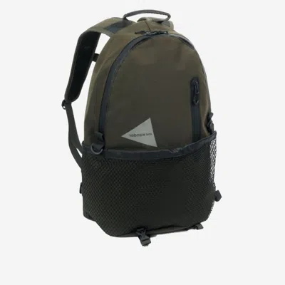 And Wander Triangular-logo Backpack