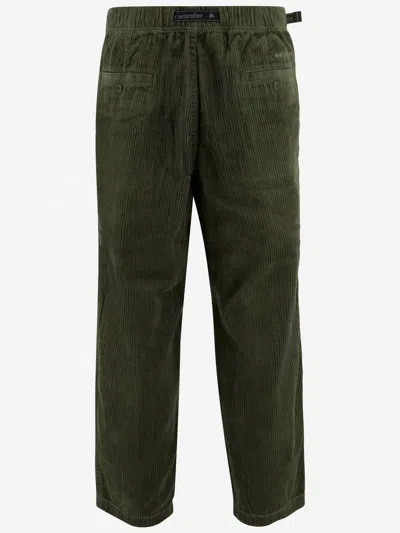And Wander Ribbed Belted Pants In Green