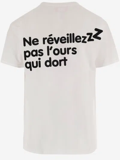 Après Surf White Round Neck Printed T-shirt In White