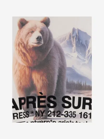 Après Surf White Round Neck Printed T-shirt In White