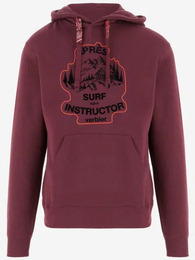 Après Surf Cotton Sweatshirt With Logo In Brown
