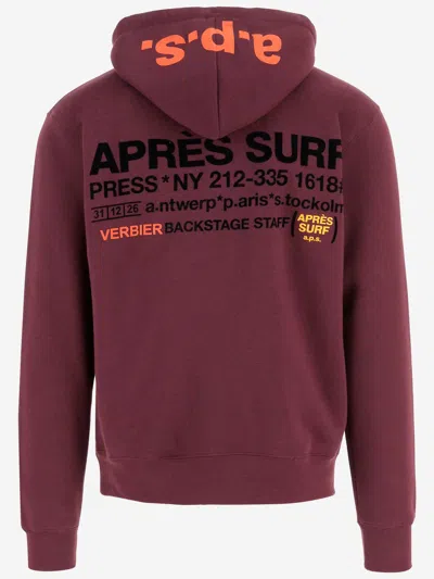 Après Surf Cotton Sweatshirt With Logo In Brown
