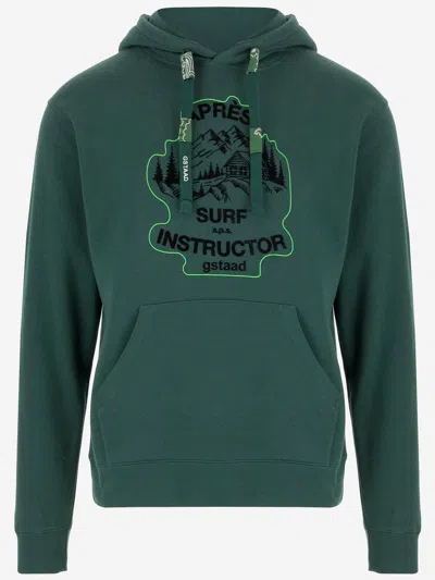 Après Surf Cotton Sweatshirt With Logo In Green