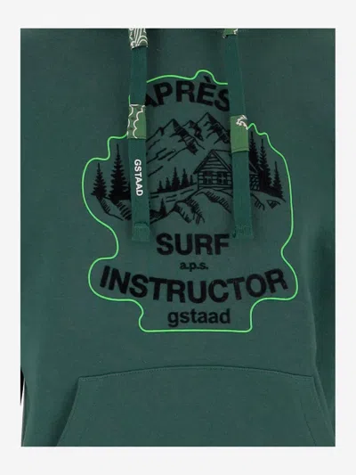 Après Surf Cotton Sweatshirt With Logo In Green