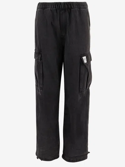 Après Surf Elasticated Cargo Jeans In Black