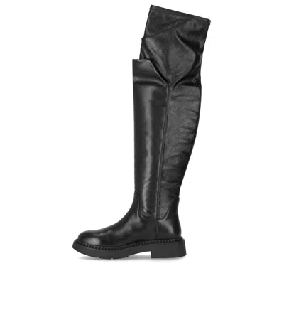 Ash Maxim Over-the-knee Boots In Black