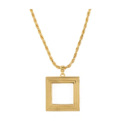 Ivi Aurelia Charm Gold Plated Necklace In Gold