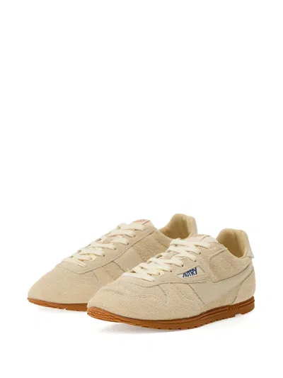 Autry Windspin Suede Sneakers In Neutral