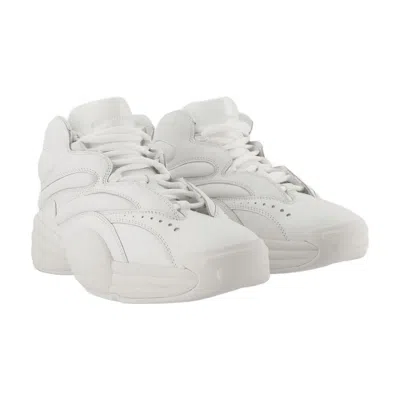 Alexander Wang Aw Hoop Sneakers  Leather White In White