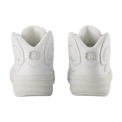 Alexander Wang Aw Hoop Sneakers  Leather White In White