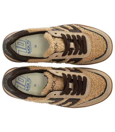 Back70 Teddy Beige Sneaker In Brown
