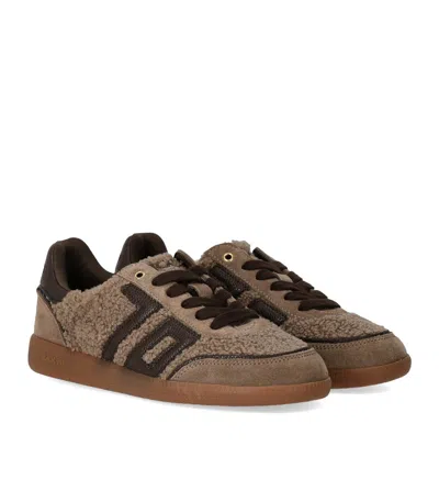 Back70 Teddy Taupe Sneaker In Brown