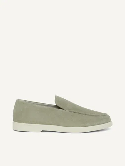 Frescobol Carioca Miguel Suede Loafers In Green