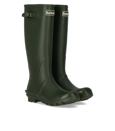 Barbour Bede Wellington Olive Green Boot In Green