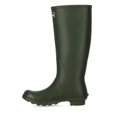 Barbour Bede Wellington Olive Green Boot In Green