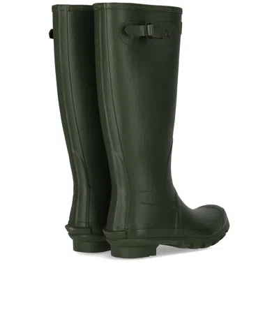 Barbour Bede Wellington Olive Green Boot In Green