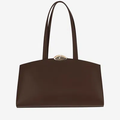 Benedetta Bruzziches Borsa Shopping Serena In Pelle Marrone  Donna In Brown