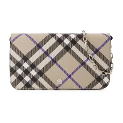 Burberry Bin Wallet On Chain In Multi