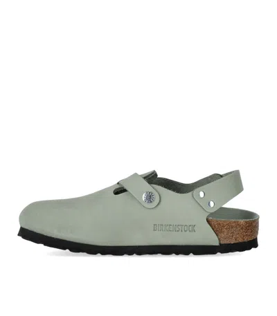 Birkenstock Tokio Pure Sage Clog In Green