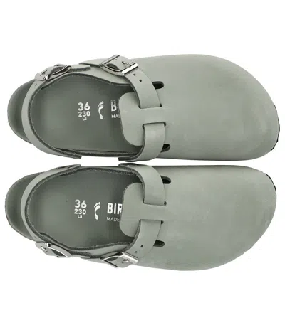Birkenstock Tokio Pure Sage Clog In Green