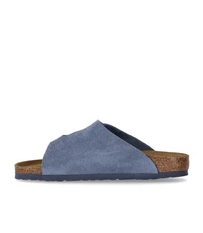 Birkenstock Zürich Elemental Blue Slide In Multi