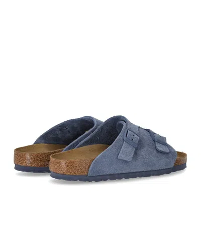 Birkenstock Zürich Elemental Blue Slide In Multi