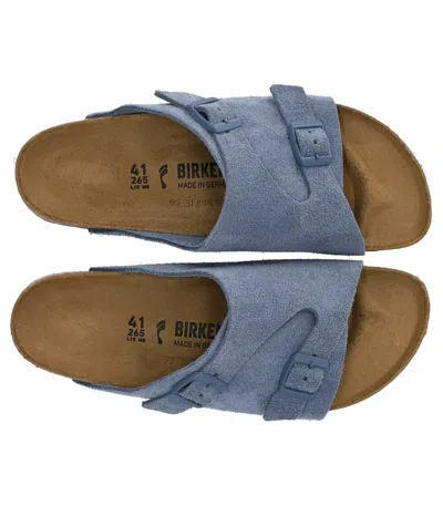 Birkenstock Zürich Elemental Blue Slide In Multi
