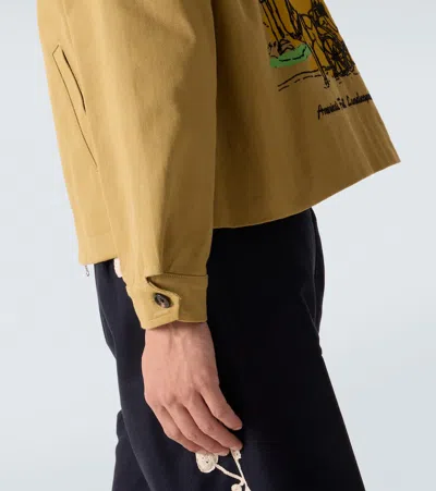 Bode Central Park Printed Cotton-twill Jacket In Multi