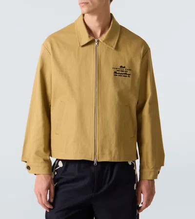 Bode Central Park Printed Cotton-twill Jacket In Multi