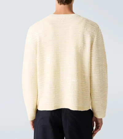 SEQUIN SPOTLIGHT缀饰羊毛开衫