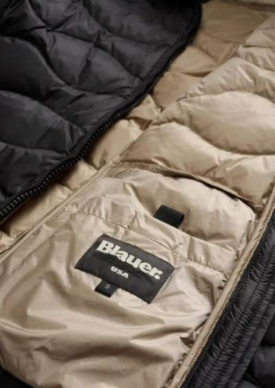 Blauer Giubbino Aldie Nero Interno Beige 301 In Black