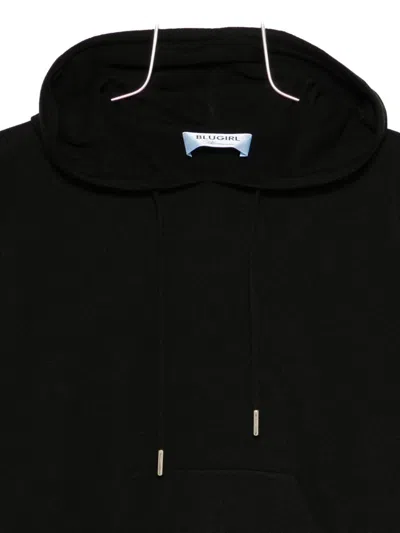 Blugirl Long-sleeve Hoodie In Black