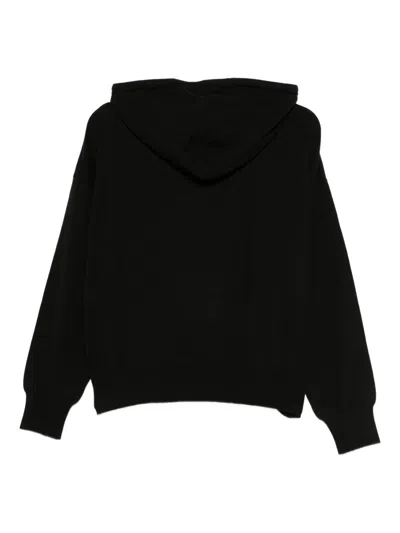Blugirl Long-sleeve Hoodie In Black